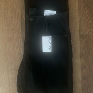 Nine West Black Mid Rise Bootcut Tummy Control Stretch Jeans